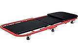 YATO Profi 2in1 Rollbrett + Werkstatthocker 150 kg 6 leichtgängige 360° Rollen Rollstuhl
