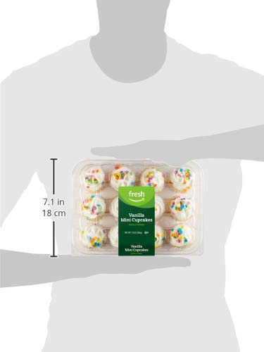 Fresh Brand – Vanilla Mini Cupcakes, 10 oz (12 ct)