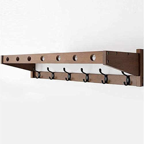 Na Shypj There Are 6 Heavy-Duty Coats And Hat Hooks, And The Multifunctional Bathroom Racks Are Wall-Mounted (Size : 78Cm) #TOP15