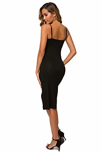 LB LIFEBEST Women's Full Slips Cami Long Spaghetti Strap Under Dress