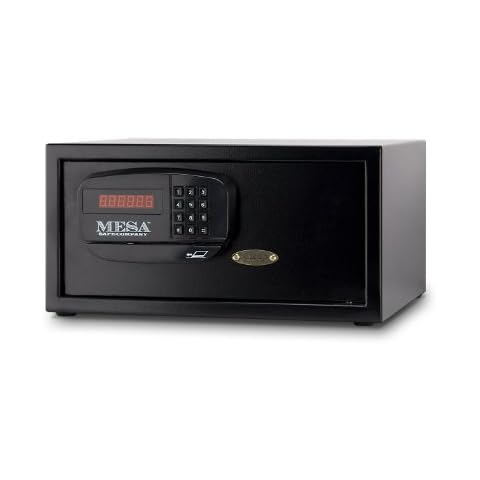 Mesa Safe Hotel Safe, 1.2 cu. ft, Black, 35 lb. (MHRC916E-BLK) Cover