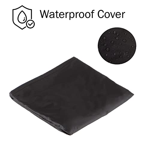 Pure Garden 50-Lg1204 30" Outdoor Deep Fire Pit-Round Large Colored Steel Bowl, Mesh Spark Screen, Log Poker & Grilling Grate-Patio Wood Burning, Copper And Black #TOP6