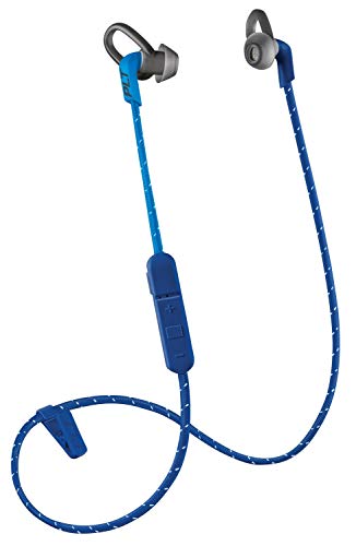Plantronics BackBeat FIT 305 Sweatproof Sport Earbuds, Wireless Headphones, Dark Blue/Blue (Renewed)
