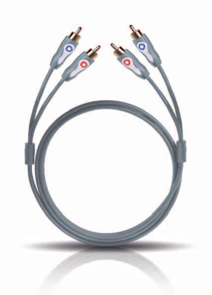 OEHLBACH Audio SL 2m 2m 2 x RCA 2 x RCA Antracyt Kabel audio - kable audio (2 x RCA, męski, 2 x RCA, męski, 2 m, antracytowy)