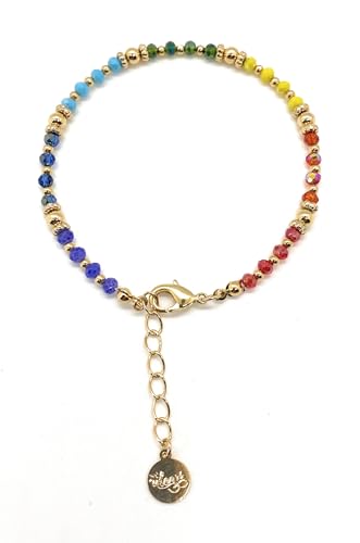 Healing Gemstone Crystals 7 Alignment Chakras Stress Relief Bracelet Yoga Reiki for Woman Balance4