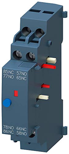Siemens Sirius 3RV29211M Signaling Contact Block, for Use with 3RV2 Motor Starter Protectors, Screw Terminal