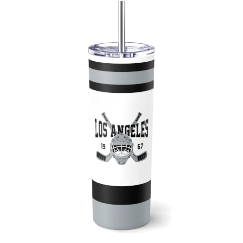 Image of ANTKING Los Angeles Tumbler 20oz Travel Mug Custom Name Number Gifts | Stainless Steel Insulated Coffee Cup for Men Women