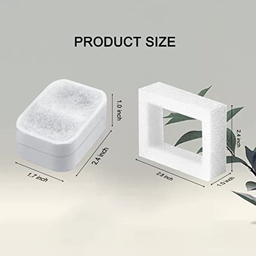 Filtros para Fuente de Agua para Gatos, Petilog 8 Carbón y 2 Esponjas miniatura 4