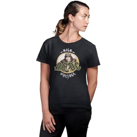 AC/DC High Voltage Women's T-Shirt, Black Cover