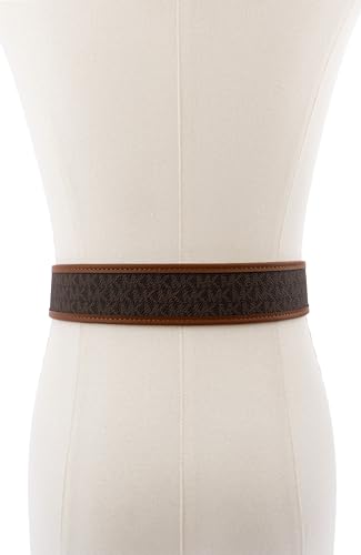 Michael Kors Womens 1.75 Inch Logo Belt with Grommets, Stylish Fashion Accessory for Everyday Wear3