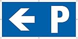 PVC Werbebanner Banner Plane Festival Bauzaunplane Parken Parkplatz Links