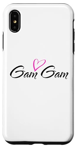 Gam Gam with Pink Heart Fun Aunt Grandma Mom �M�t�g �X�}�z�P�[�X iPhone XS Max �p