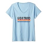 Photo Gallery gioia tauro, italia retro anni 70 80 style maglietta con collo a v Photo Gallery gioia tauro, italia retro anni 70 80 style maglietta con collo a v