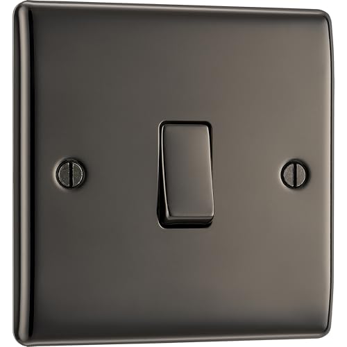 Placa intermedia Bg Nexus Metal 16ax de níquel negro