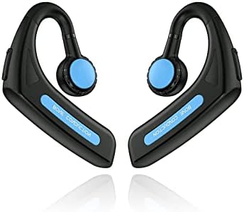 ESSONIO Bone Conduction Headphones Open Ear Headphones Bluetooth Wireless headsets Bluetooth earpiece with mic for Cell Phone Noise canceling Headphones Hands-Free Headset for Cell Phones