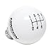Hinson Motorsports Logo Shift Ball 6 Speed Pattern White Shift Ball for C6 Corvette