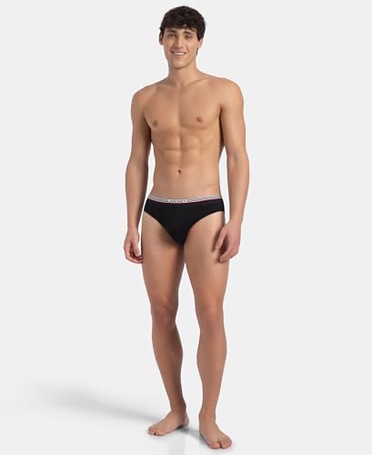 Image of Jockey US49 Men Super Combed Cotton Solid Brief with Ultrasoft Waistband