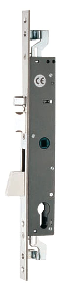 Elettroserratura Da Infilare Art. 783 Chiusura Triplice. Quadro Maniglia Mm 8, Scrocco Autobloccante. Dotata Di Due Ghiere, Un Sottofrontale In Nylon, Viti Di Fissaggio. Frontale Inox.