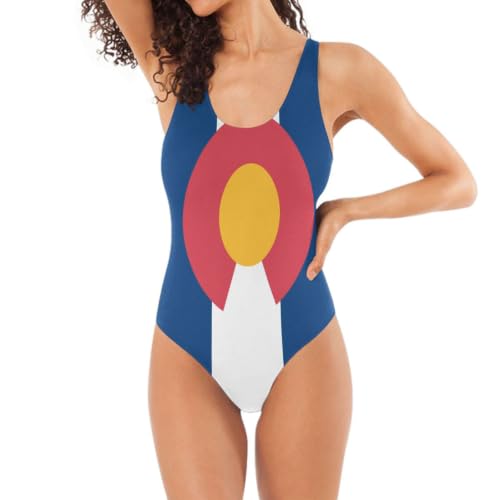 Maillot de bain femme Colorado State Flag idéal pour vos vacances