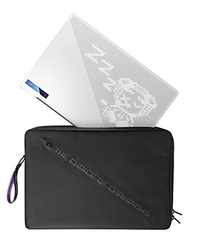 Image of ASUS ROG Zephyrus G14, 14-inch (35.56 cms) WQHD 120Hz, AMD Ryzen 9 5900HS, RTX 3050 Ti 4GB Graphics, Gaming Laptop (16GB /1TB SSD /Windows 10 /Office 2019 /White /AniMe Matrix /1.7 kg), GA401QE-K2165TS