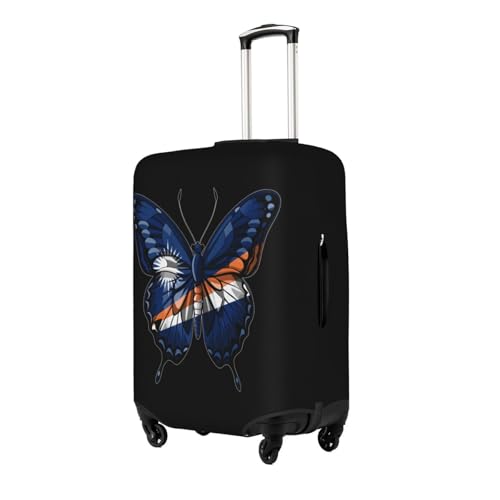 Butterfly Marshall Islands Rosal Islanders Flag Travel Luggage Cover Washable Suitcase Case Suitcase Protector Fit Luggage Cover Small2