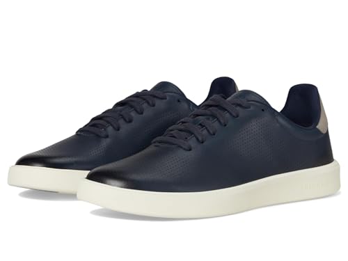 Cole Haan Men's Grand Crosscourt Daily Laser Sneakers, Navy BLZR/SEA STNE, 11