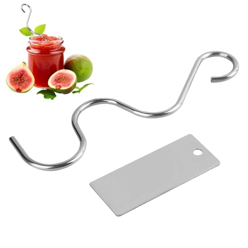 Agitador de mantequilla de nuez, herramienta de agitación de mantequilla de nuez,Herramienta de agitación de mantequilla Churner - Mezclador de mantequilla de almendras con espátula, herramienta de