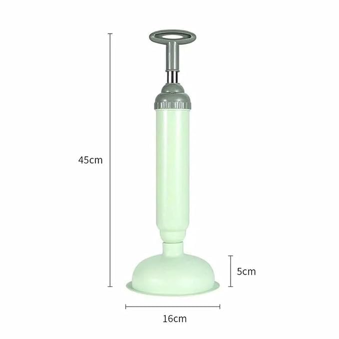 MANTHUMI Plunger for Toilet, Pump to Drain Out Water High Pressure Dredging Tool, High-Pressure Nozzle Toilet Unclogger, Sink Deodorizer and Blockage Remover Toilet Pump Red 1