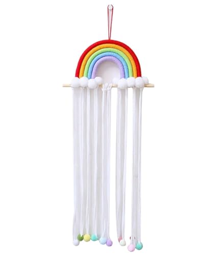 Regenbogen Haarspangenhalter，Haarspangen Halter，für Verschiedene Haarspangen, Krokodilklemmen, Schmetterlingsclip, Stirnbänder.
