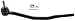 Mevotech Supreme Tie Rod End MS40754