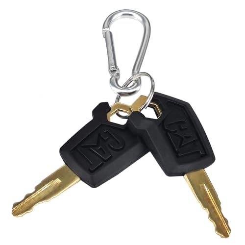 HKOO Cat Keys Cat Keys for Caterpillar Heavy Equipment 2 Packs (2CAT)