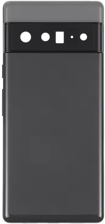 Compatible Rear Glass Panel for Google Pixel 6 Pro Model GLU0G – Battery Door Back Cover, Battery Back Cover Housing Replacement Part (White)