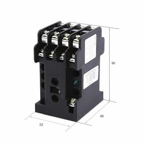 Relé de conmutación electromagnética JZ7-44 con bobina de corriente alterna 2
