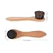 VANZACK 2Pcs Soft Bristle Pet Bathing Brush with Wood Handle for Hamsters Guinea Pigs Rabbits Small Animal Grooming and Bath Care