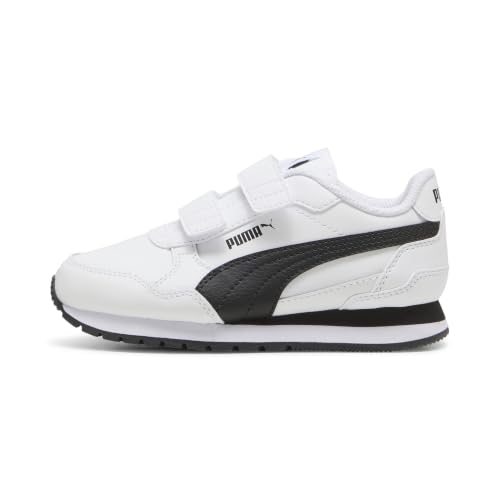 Image of PUMA Unisex-Child ST Runner V4 Leather Hook and Loop Shoes