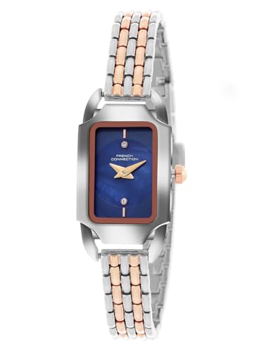 Image of French Connection Opessence Analog Blue Rectangle Dial Watch for Women-FCN0177URTM
