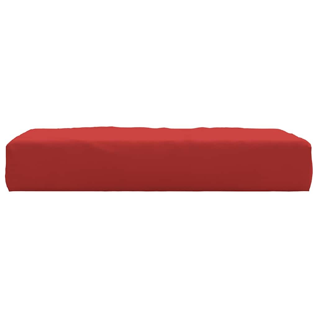 Cojín para palets rojo, 60 x 60 x 9,5 cm, tejido Oxford, cómodo cojín para palés, para muebles de jardín, exteriores, salón europeo y salón