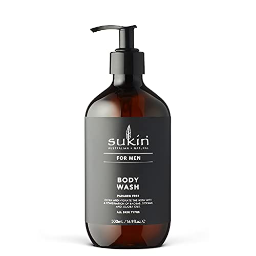 Sukin for Men Body Wash, 16.9 Ounce