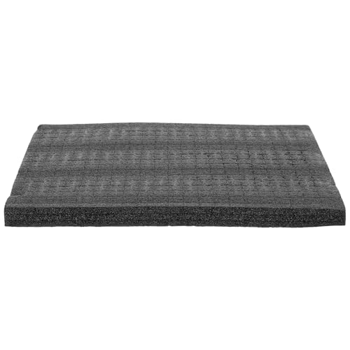 BUGUUYO Schwarze Epe Perlbaumwoll schaumstoff einlage Vorgefertigte Pick And Pluck Schutzpolster für Werkzeugkoffer Vielseitig Einsetzbare DIY Schaumstoff Liner Pads für Sicheren Halt und