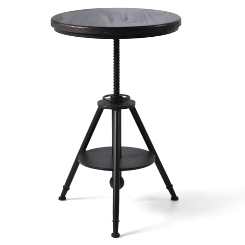 Modern Industrial Bistro Cafe Bar Table, 21.7