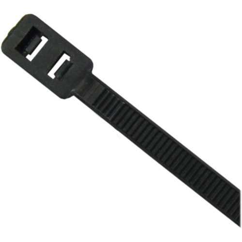 Serre-câbles à double tête noirs 300mm InLine 59976S pour gestion et fixation de câbles
