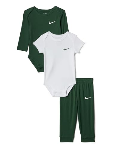 Image of Nike Baby Essentials Bodysuits and Pants 3-Piece Set
