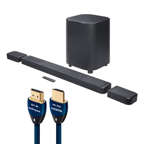 Image of JBL BAR 1300X MK2 11.1.4 Channel Soundbar with AudioQuest Sky 3m HDMI Cable