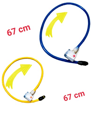 Image of MADHAV Multifuntional Pump Pipe With Nozzle,Set Of 2,Available In (As Per Stock),Pump Assesories, 2 X 67 X 2 centimeters