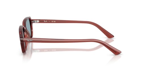 Ray-Ban RB4455F Zuri Low Bridge Fit Sunglasses, Rusty Brown/Blue, 51 mm - image 3
