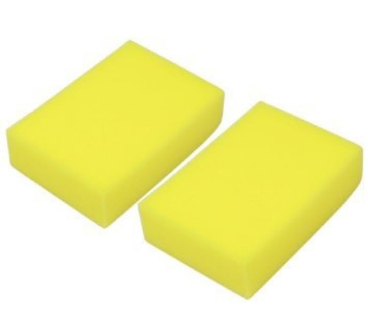 Yellow Rectangle Cleaning Sponge | Multipurpose Soft Foam Sponge for Household, Kitchen & Car Cleaning (2)-picture-30