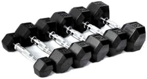 CFF Rubber Hex Dumbbell - Single Dumbbell