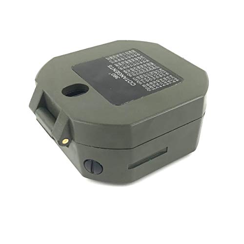 Detuck Professional Geological Compass Lensatic Military Compass | Survival Orienteering Sighting Compass With Mirror | Navigation Pocket Compass For Hiking Camping Outdoors #TOP4