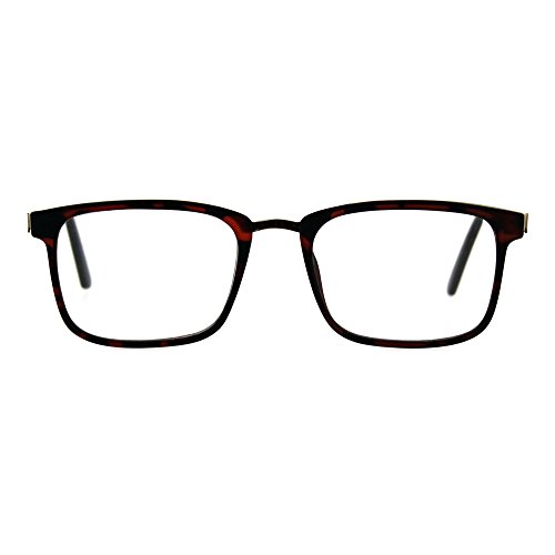 PASTL Reading Glasses Unisex Magnified Eyeglasses Rectangular Fashion Frame