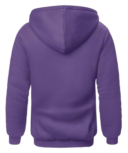 Image of SCODI Hoodies for Men Heavyweight Fleece Sweatshirt - Full Zip Up Thick Sherpa Lined Hooded Sweatshirts